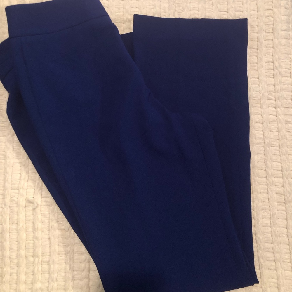 NWT Tahari Arthur S Levine Blue Pants Sz 10